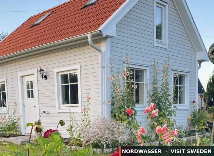 Nyrenoverat gästhus i centrala Hjo