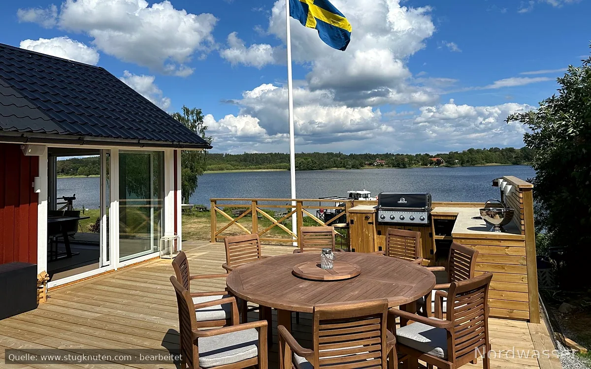 Nyrenoverat sommarhus med fantastisk sjötomt