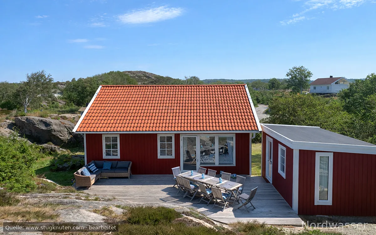 Skärgård, klippor och havsutsikt - 6 gäster