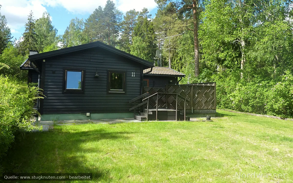 Mälarnära och rofylld stuga Skoklosterhalvön
