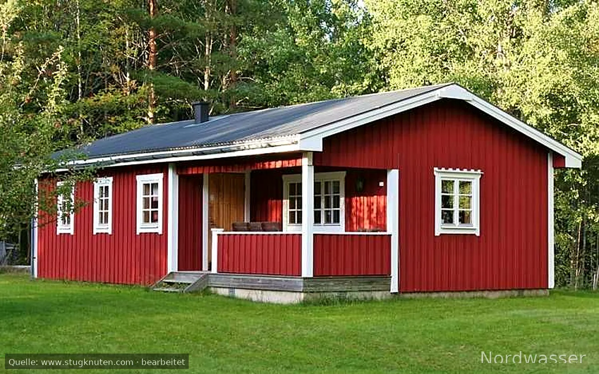 Stuga vildmark för Vandringsleder, bad, fiske.