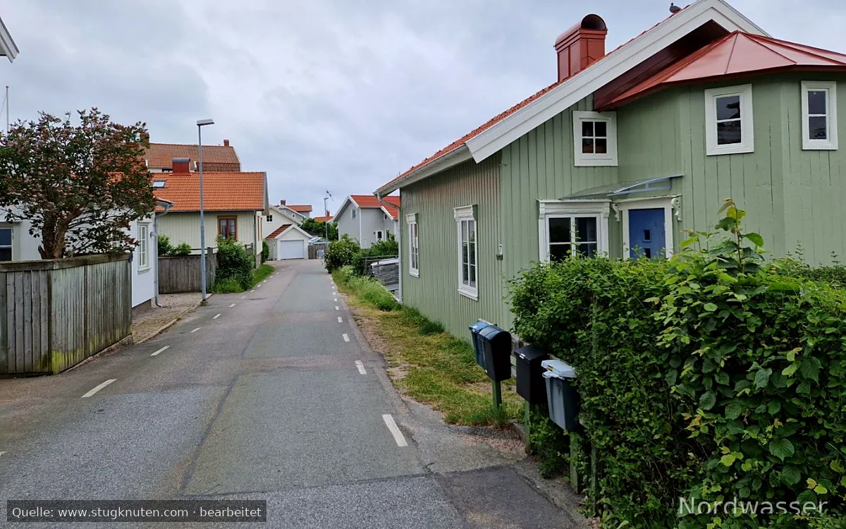 Litet fritidshus vid havet