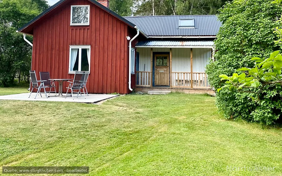 Stuga 3min från sjön