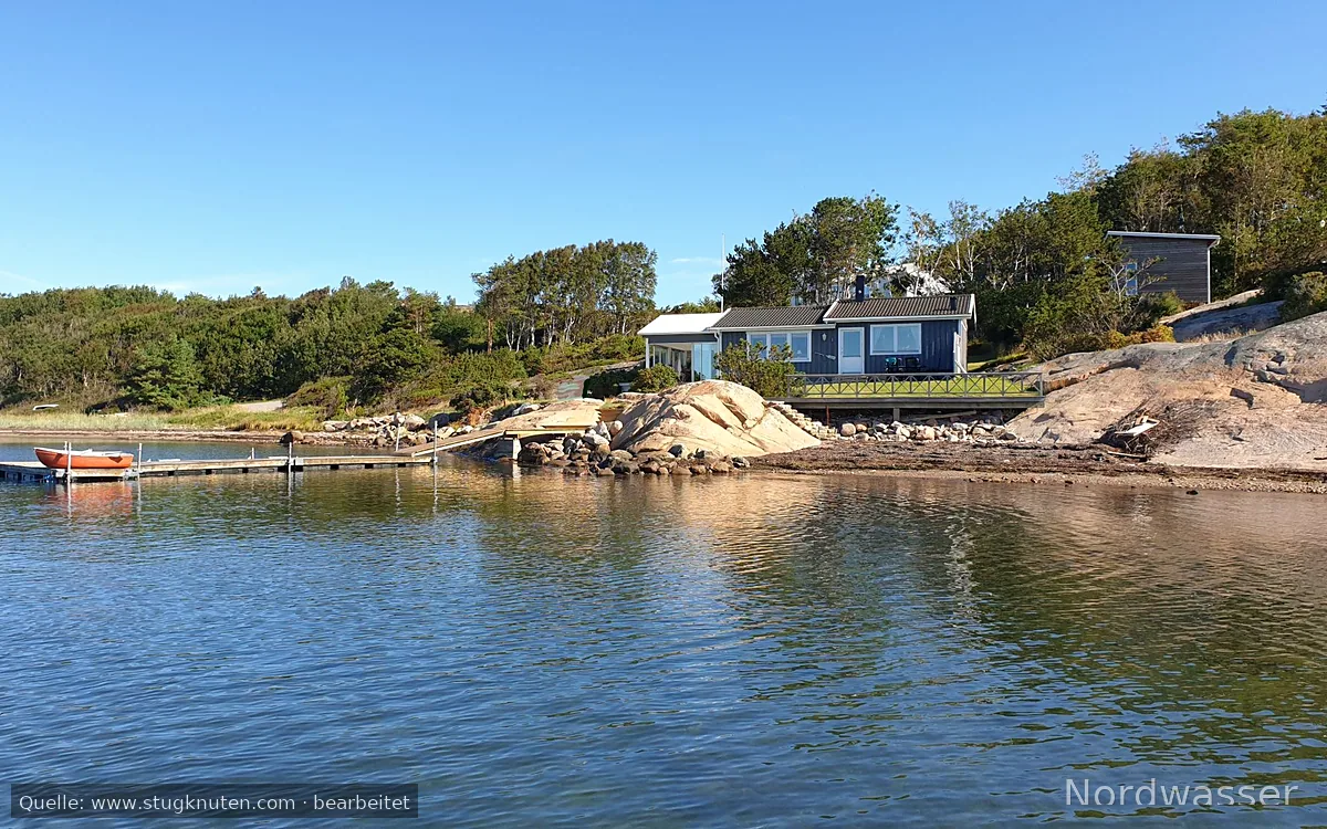 Stuga nära havet i Fjällbacka