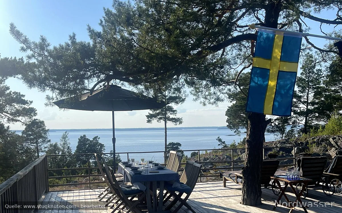 Skärgårdsidyll med härlig havsutsikt.