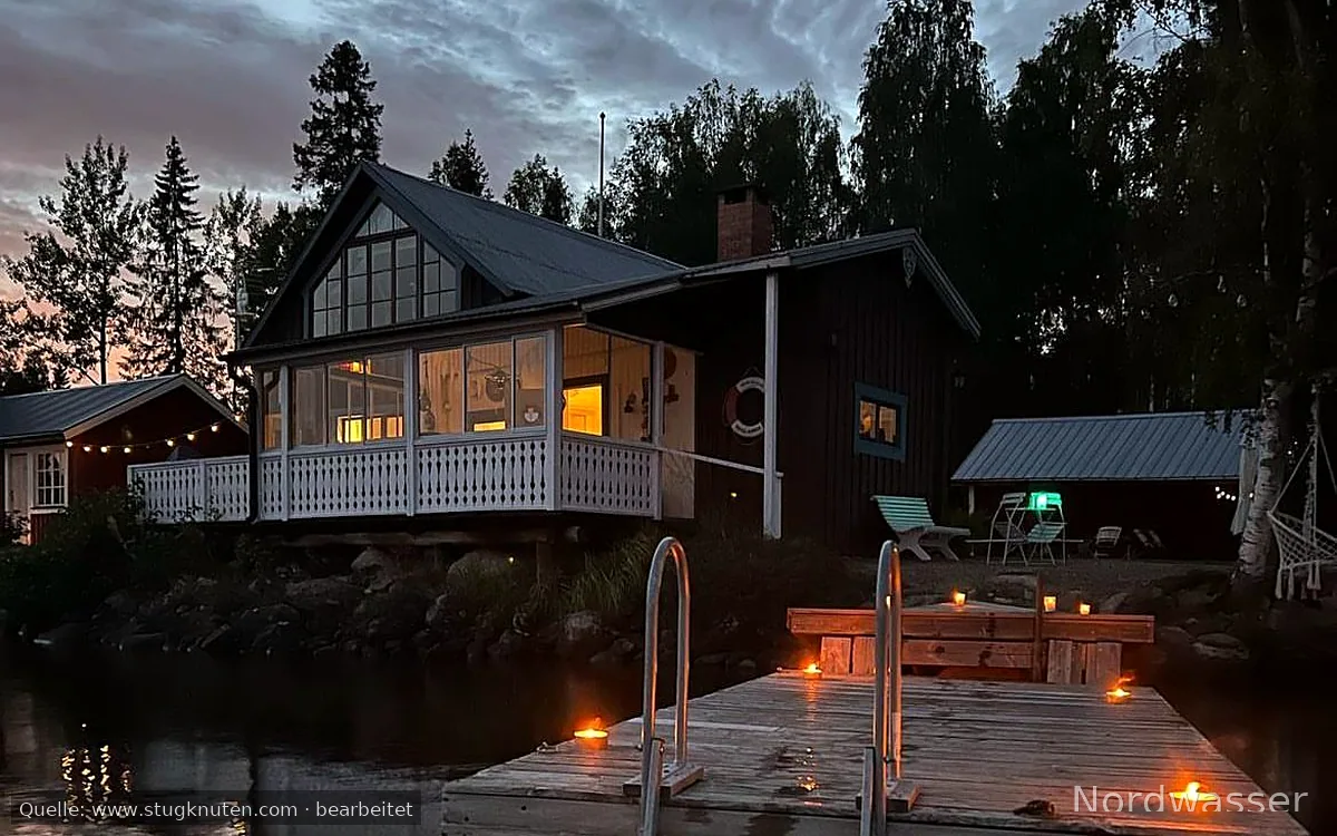 Vackert beläget hus i närheten av Hudiksvall
