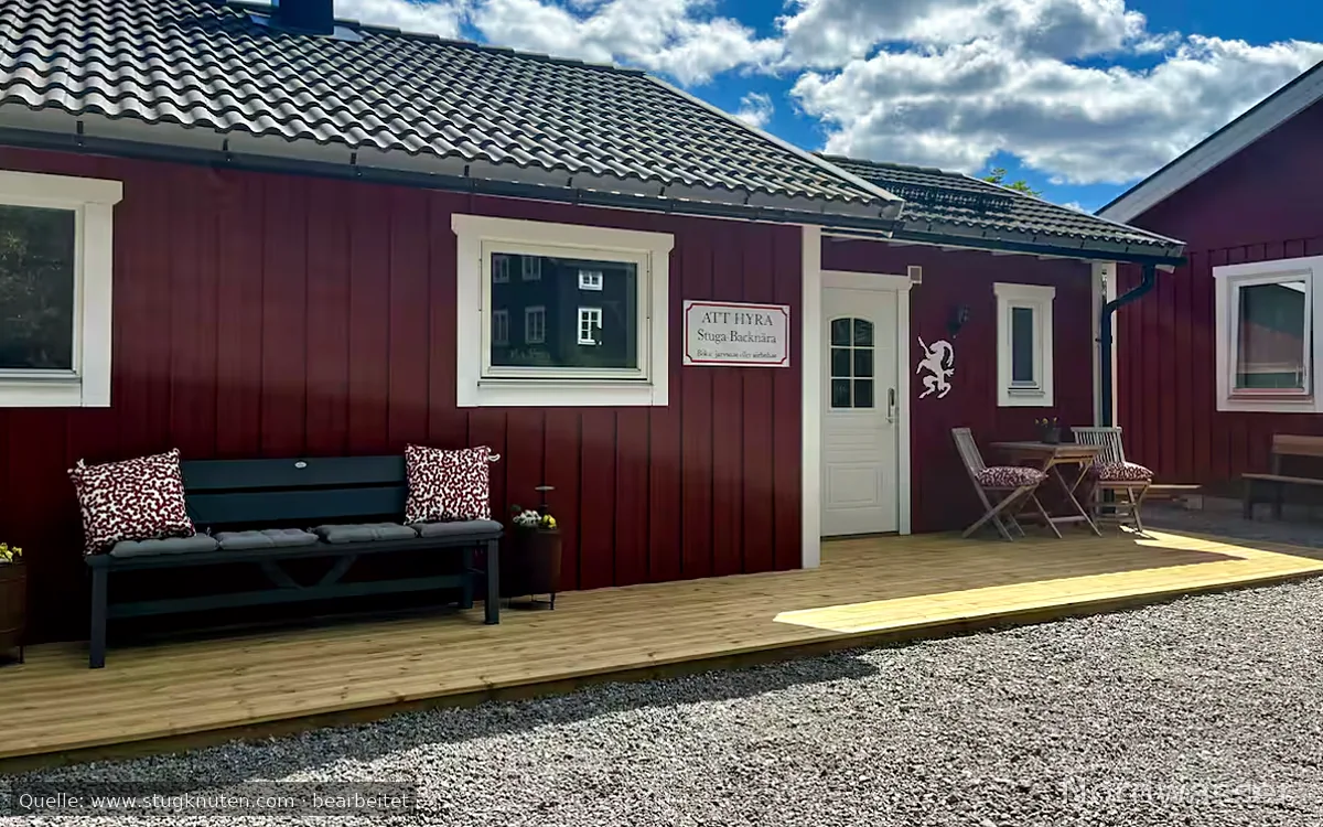 Mysiga "Stuga Backnära", granne med Järvsöbacken
