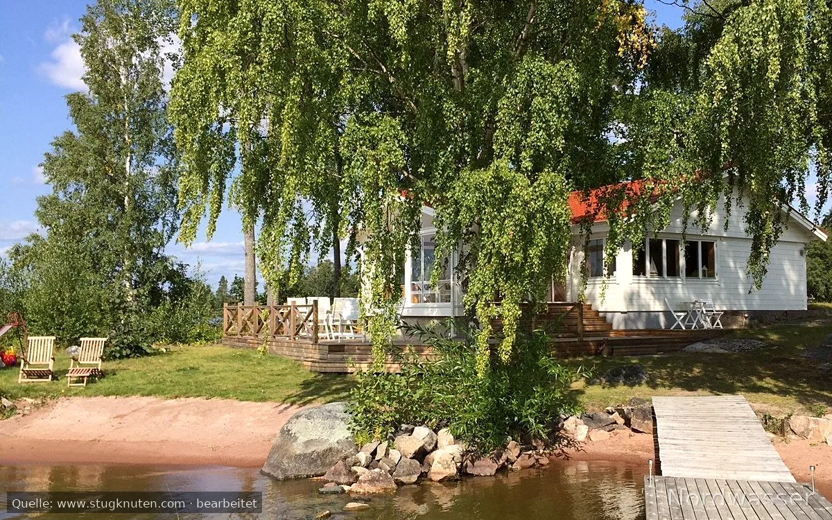 Stuga på egen ö i Mälaren