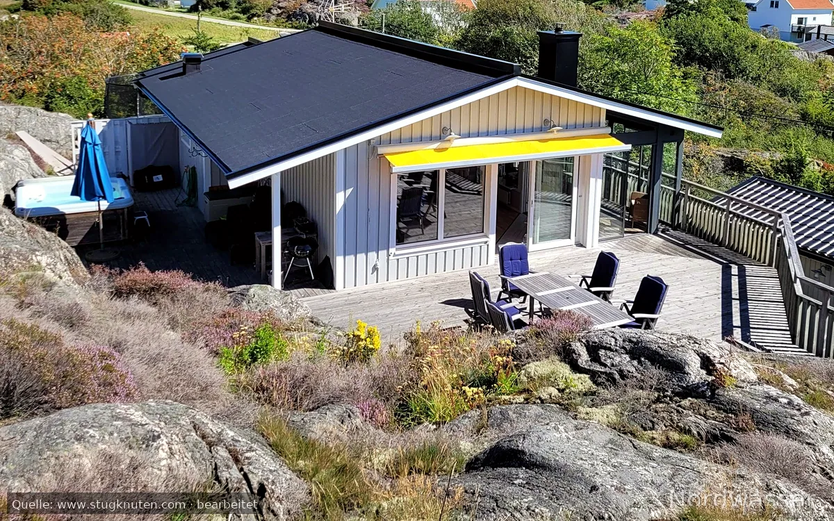 Fint hus nära havet i sommaridyll på Tjörn