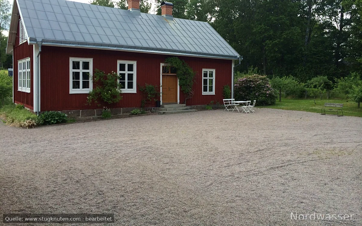 Lovely chalet, next to lake Åsnen.