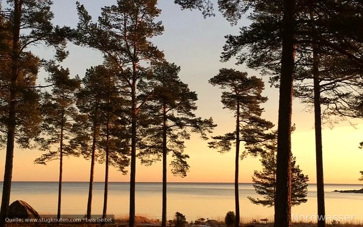 Stuga med havsutsikt