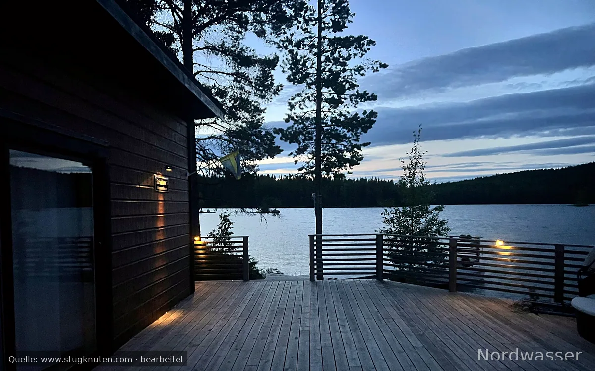 Stuga på en ö