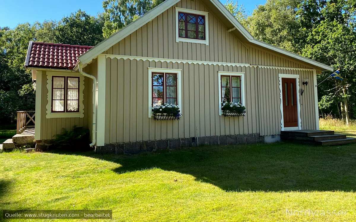 Mysig stuga med närhet till skog och hav