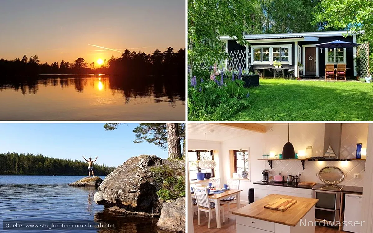 Nya Björklunda, kanot, båt, fiske, bastu,368 sjöar