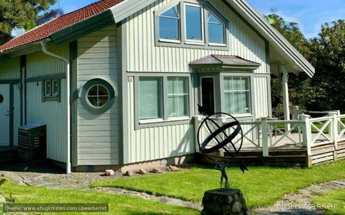 Rymligt hus nära havet