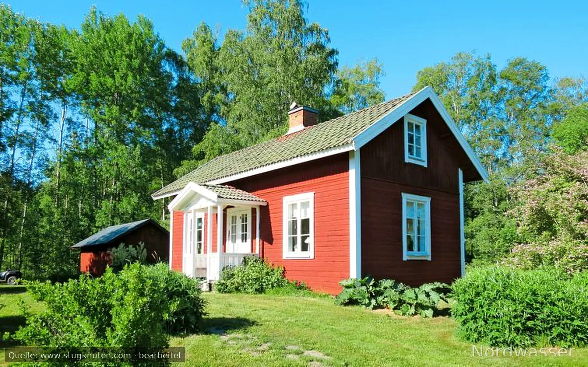 Mysigt torp i naturskön miljö, internet via fiber.
