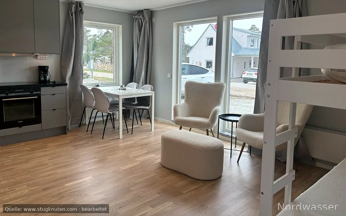Nyproducerad och fräsch stuga nära Klintehamn