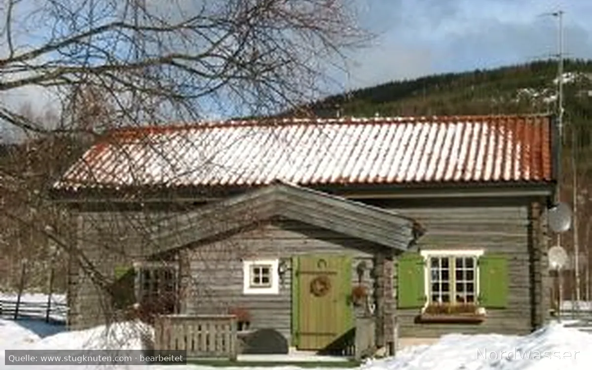 Genuin stuga i Branäs by, norra Värmland