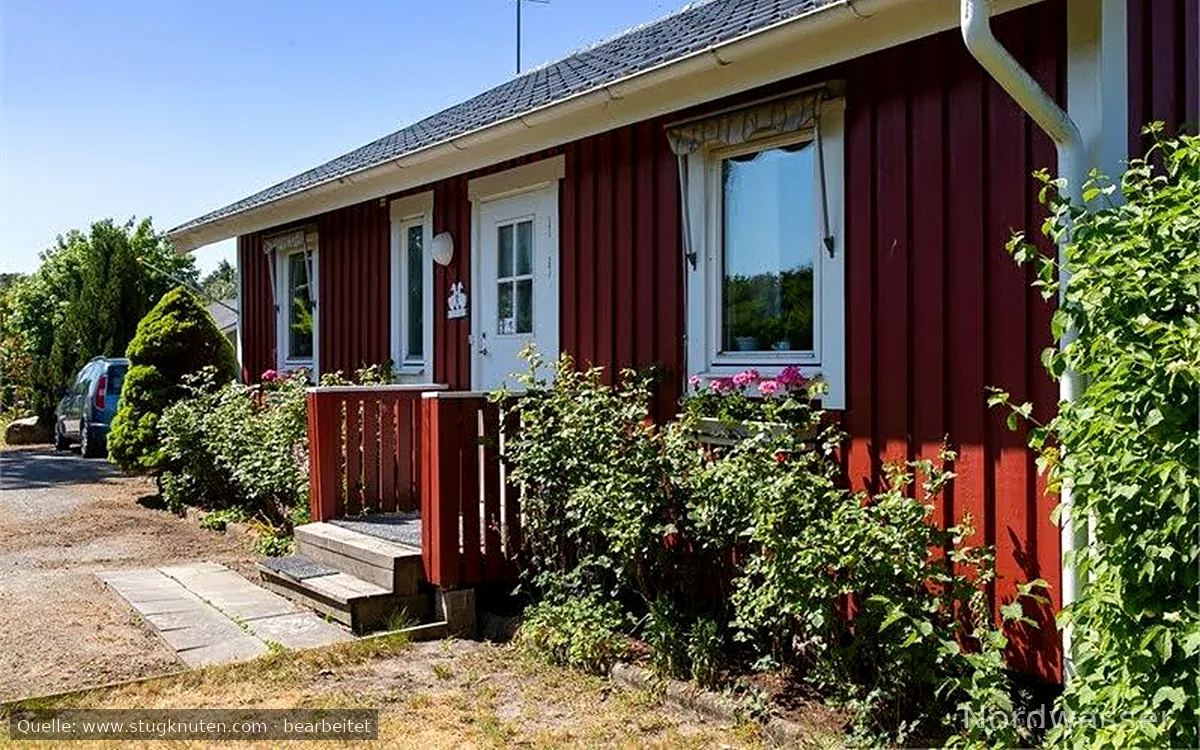 Fullt utrustad stuga med närhet till havet