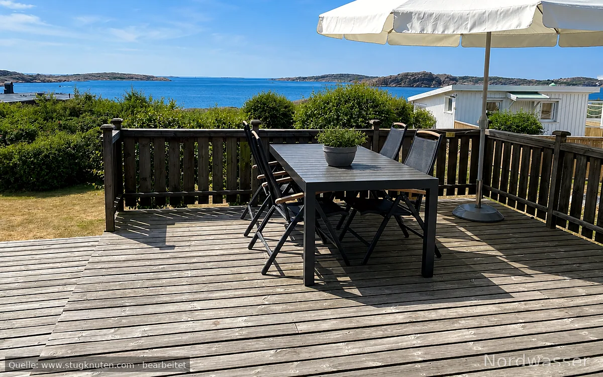 Havsnära med panoramutsikt över Västerhavet