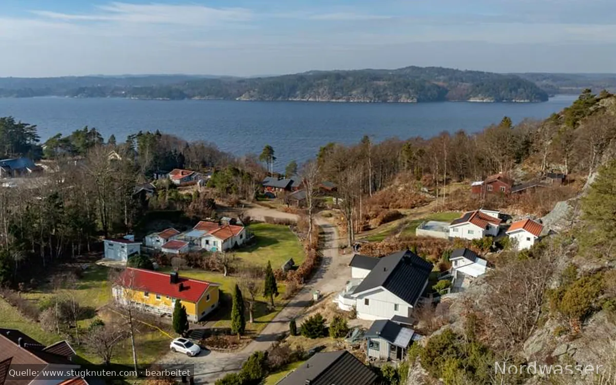 Fräscht hus nära bad i Gullmarsfjorden