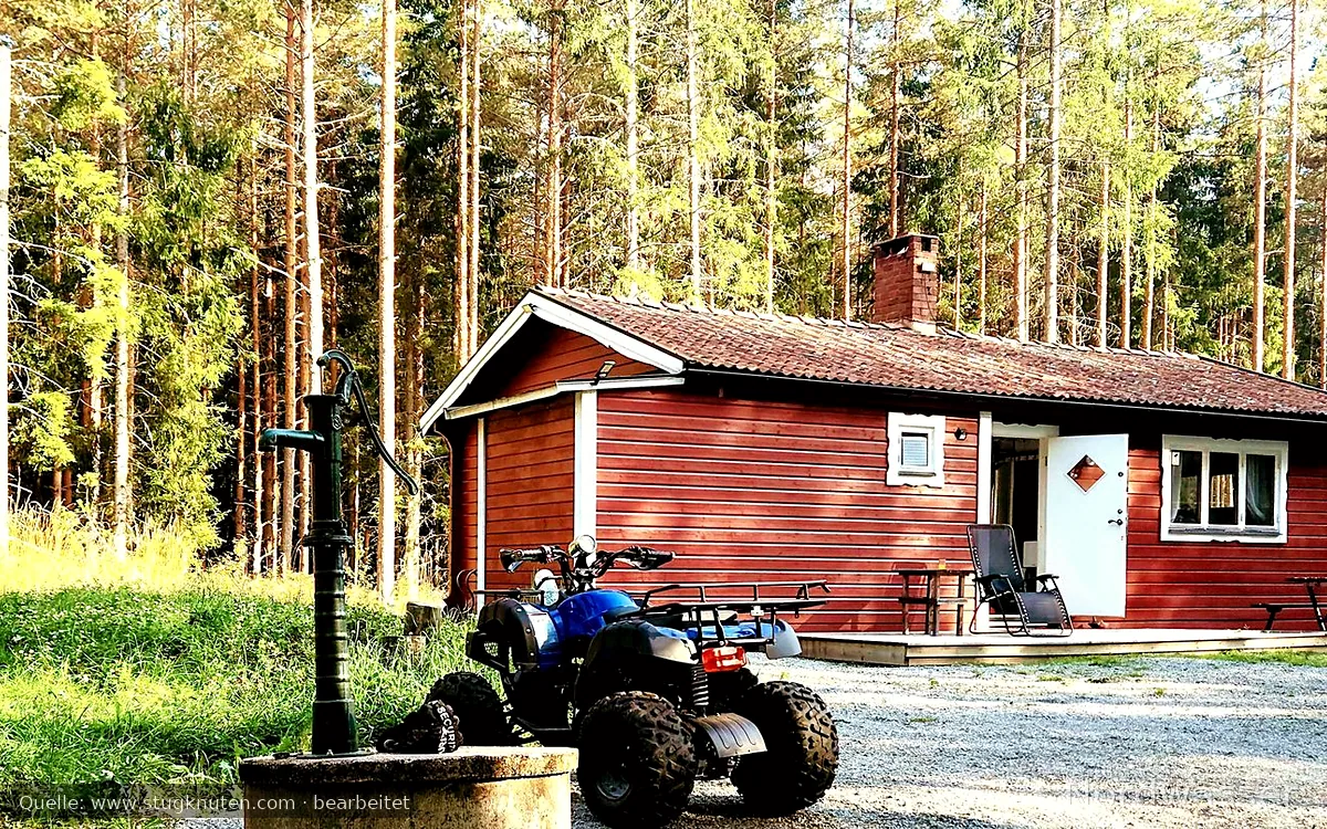 Salacabin är nära sjö utan grannar.