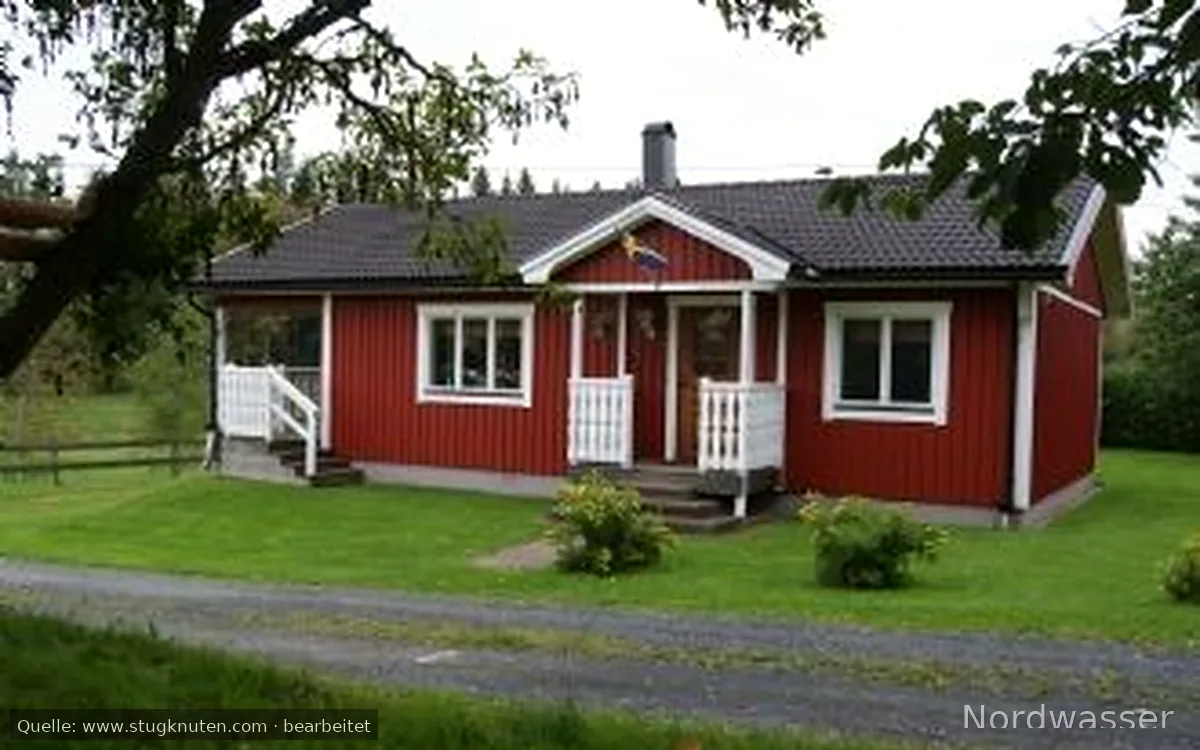 Modern stuga på landet