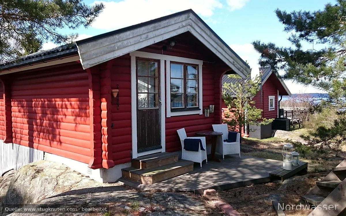 Stuga med utsikt över Erstaviken