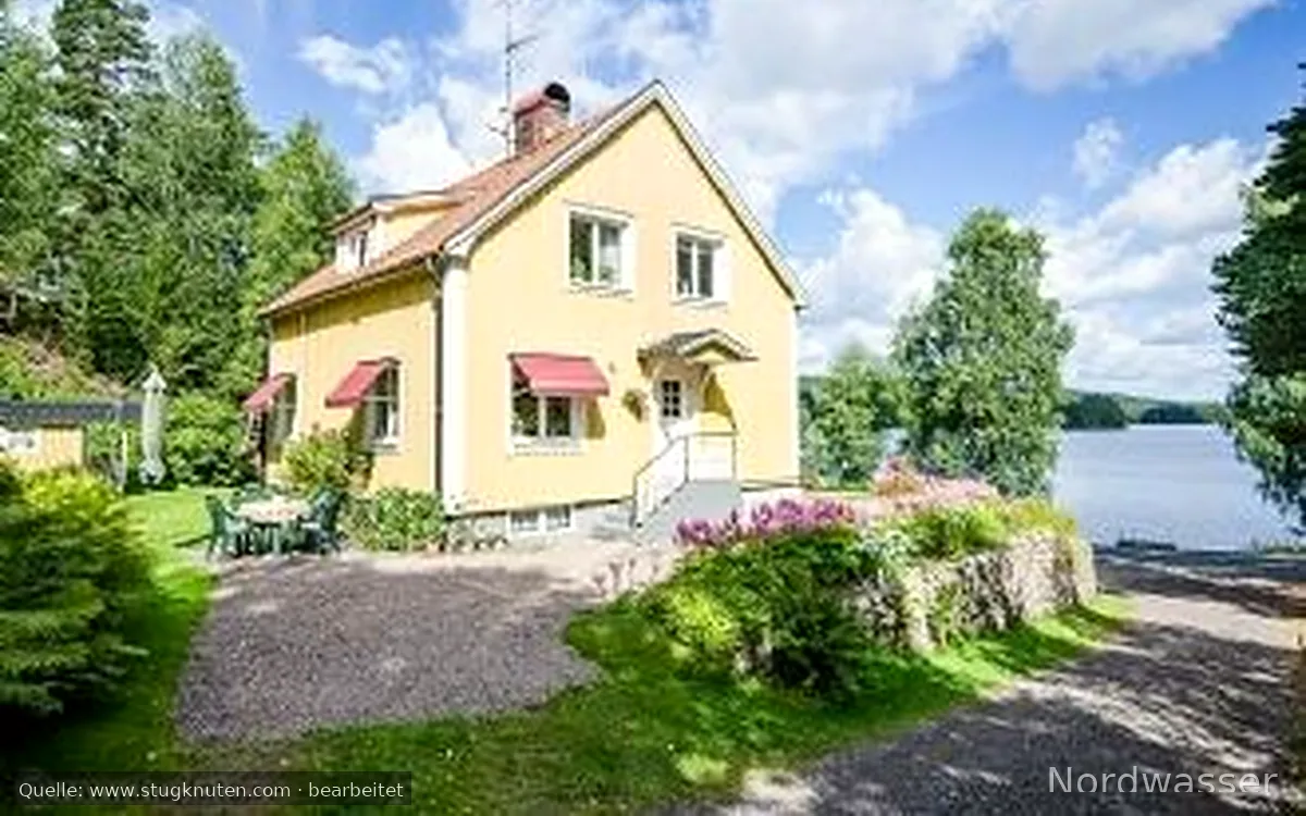 Hus vid sjön Stråken (Rud)