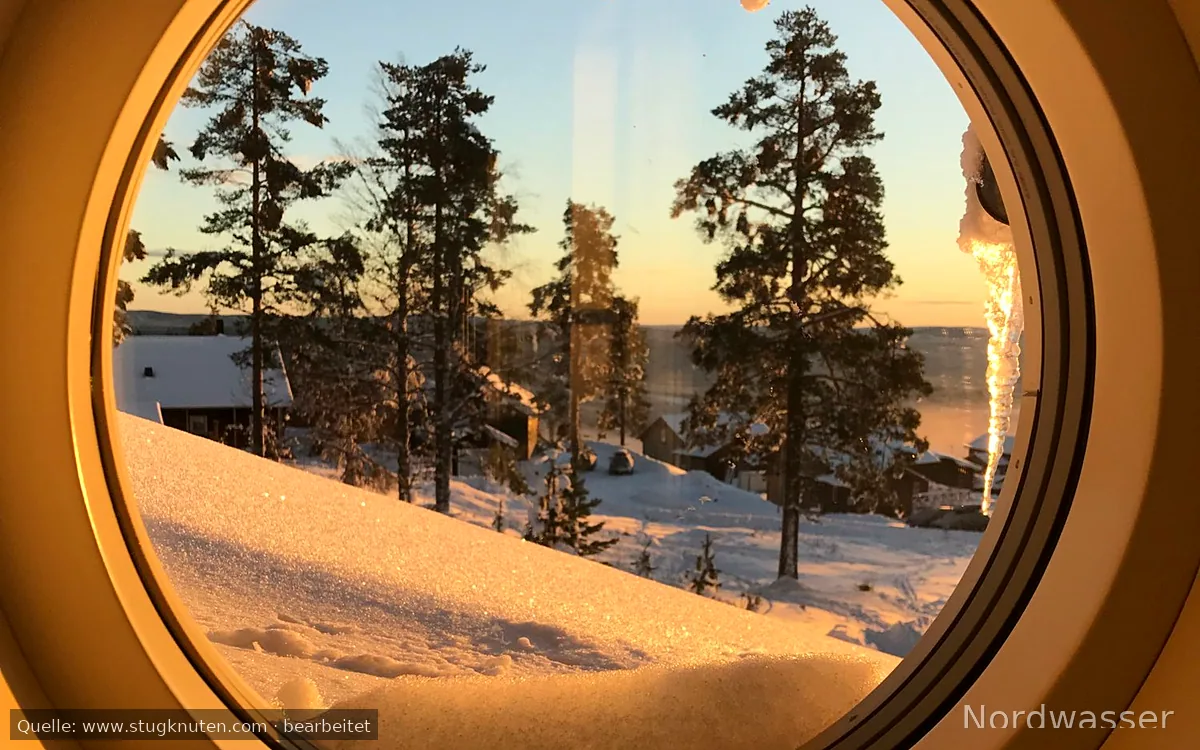Branäs ski in/ski out vedeldad badtunna