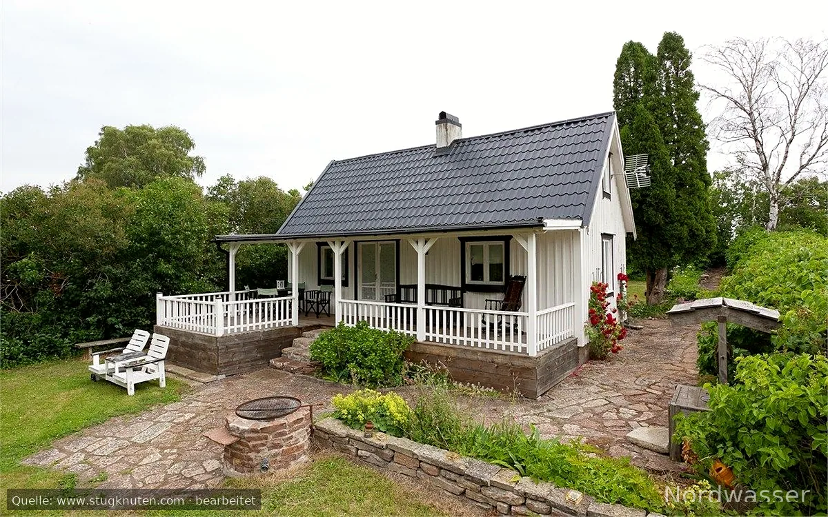 Mysig stuga i Mörbylånga på södra Öland