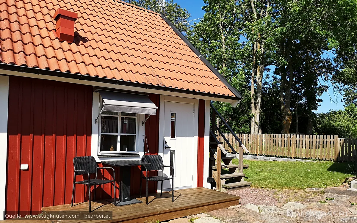 Stuga för 2+2, sänglinne och handdukar ingår