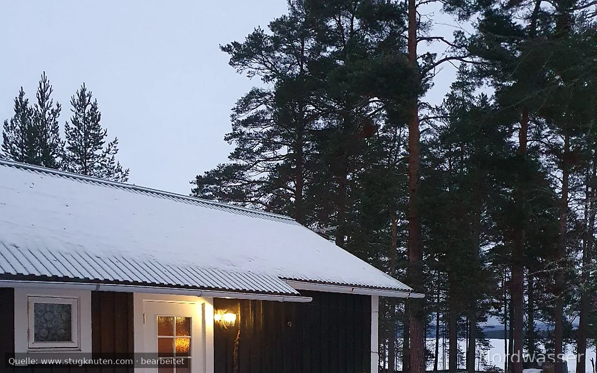 Fin stuga vid Dellen