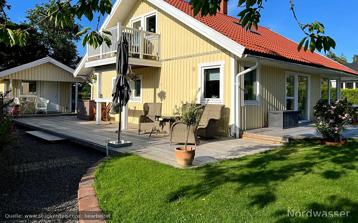 Trevligt hus i Espevik nära strand och klippor