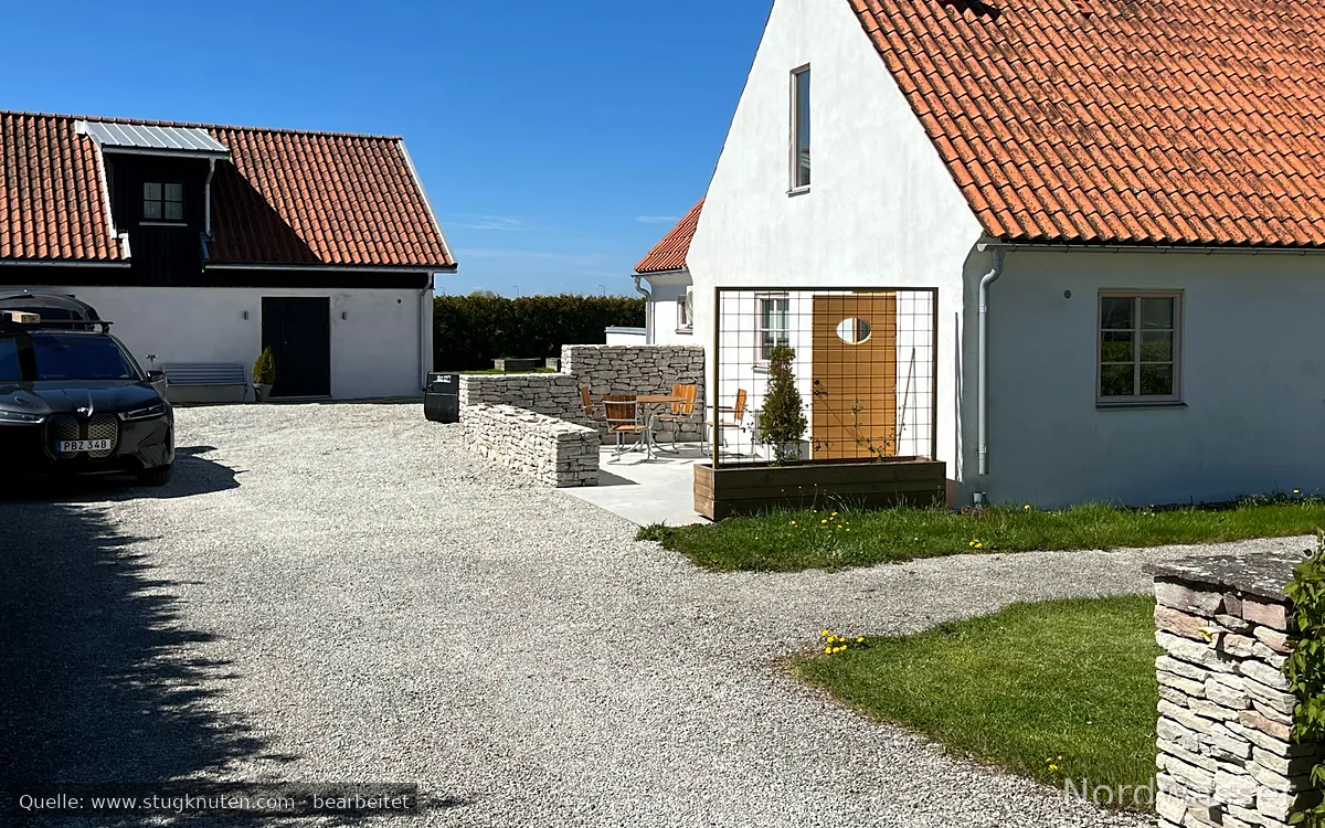 Modernt Kalkstenshus