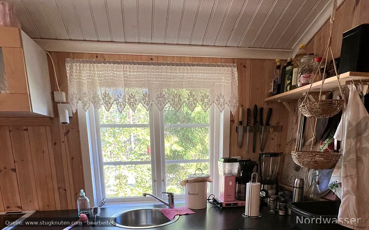 Stuga nära havet