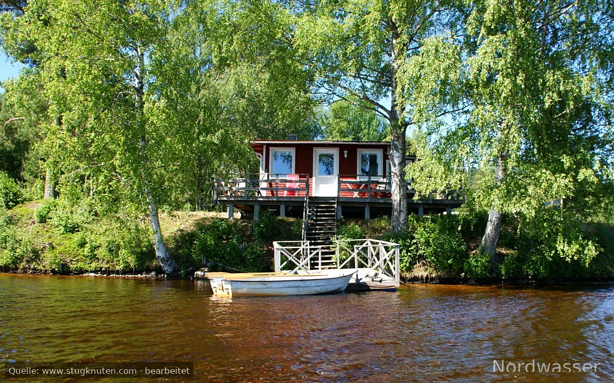 Semesterhus vid sjön Sörälgen