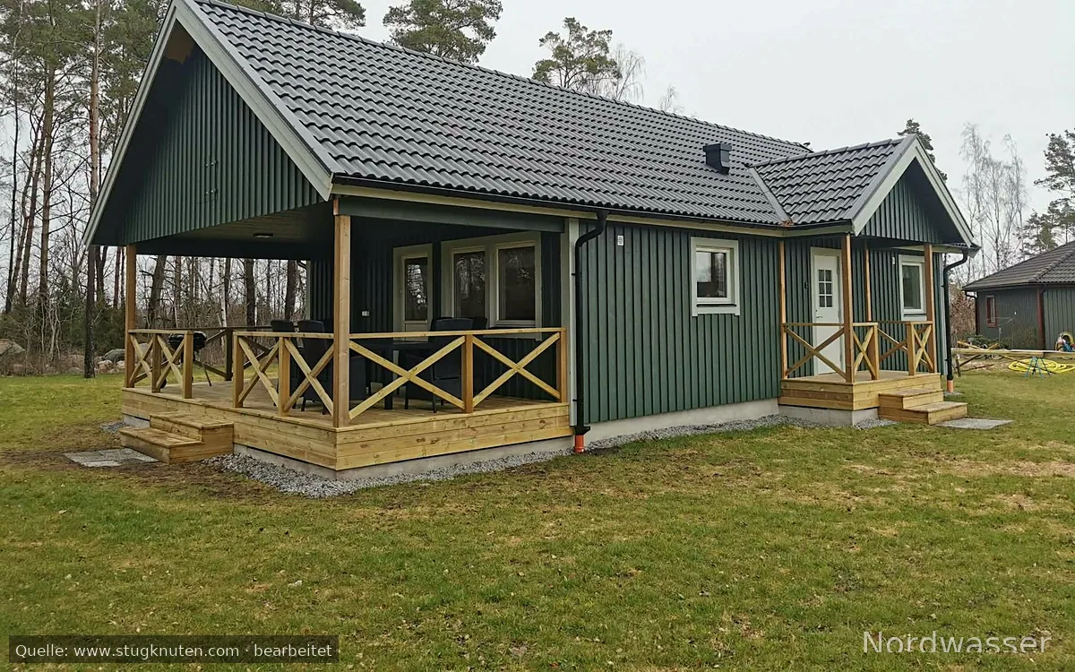 Nybyggd stuga på östra Öland uthyres
